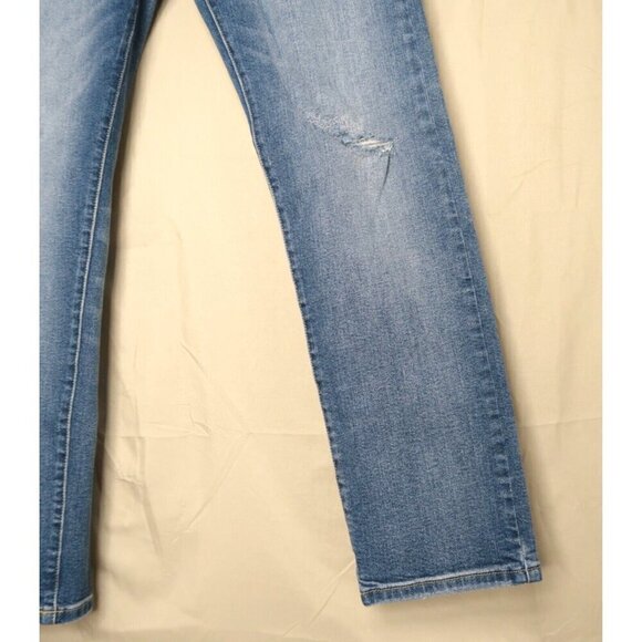 Pilcro Anthro Jeans Ankle Medium Wash Blue Lo Rise Distressed RN66170 Women's 27 - Picture 4 of 12